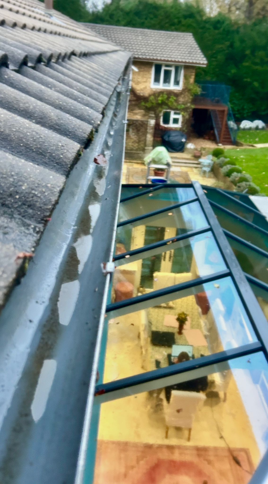 After gutter clearance by Deans Gutters