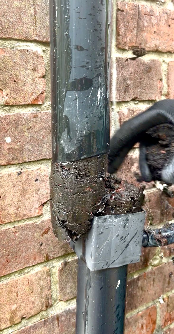 Before gutter clearance by Deans Gutters